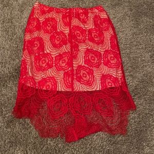 NWOT Charlotte Russe Code Limelight 2Night skirt